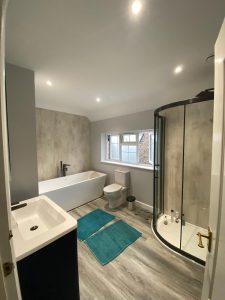 Bathroom interior decorating before and after