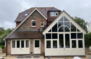 Exterior house painting project